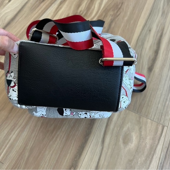 Disney Parks Loungefly Backpack 101 Dalmatians Gray Stripe - Picture 9 of 14